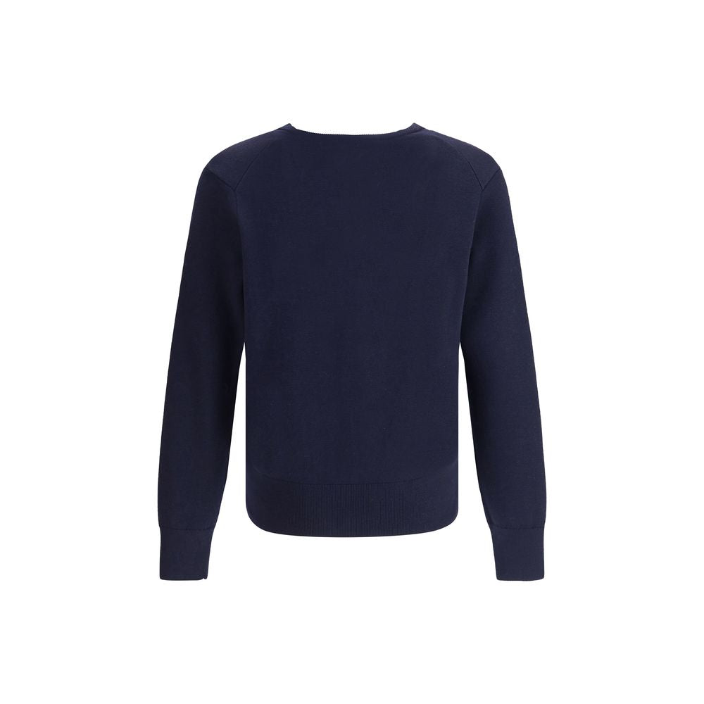 Blue Wool Cardigan