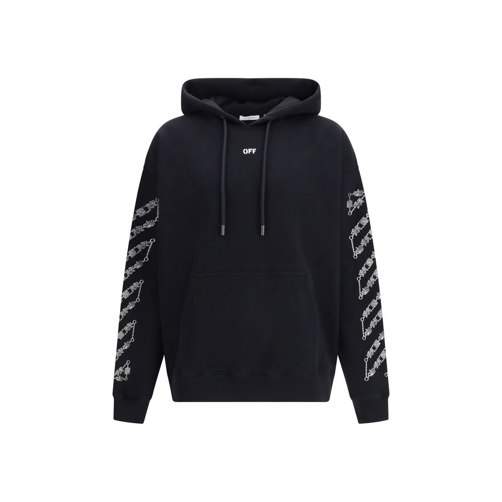 Black Cotton Sweatshirt