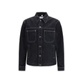 Black Cotton Denim Jacket