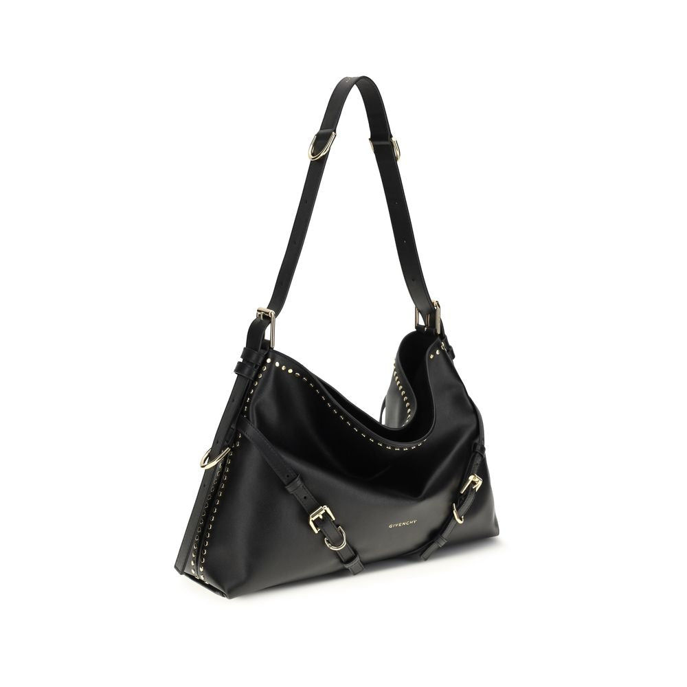 Black Calf Leather Bos Taurus Handbag