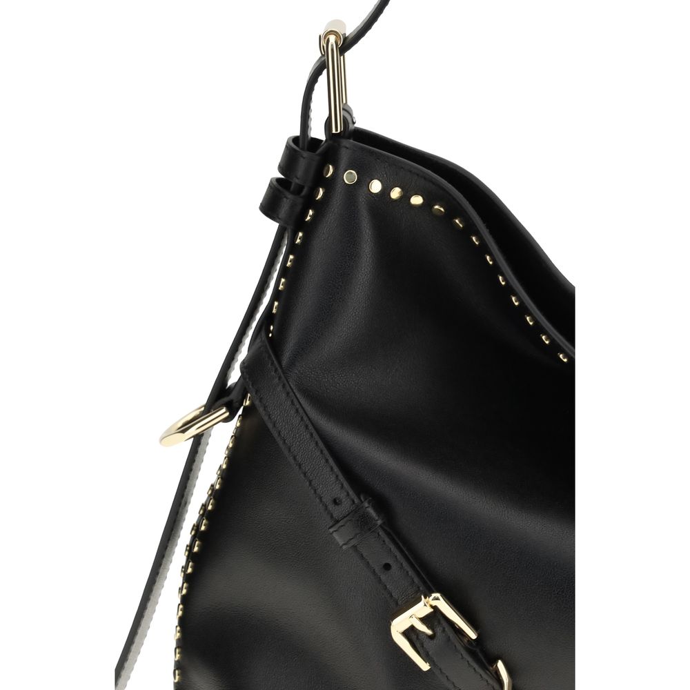 Black Calf Leather Bos Taurus Handbag