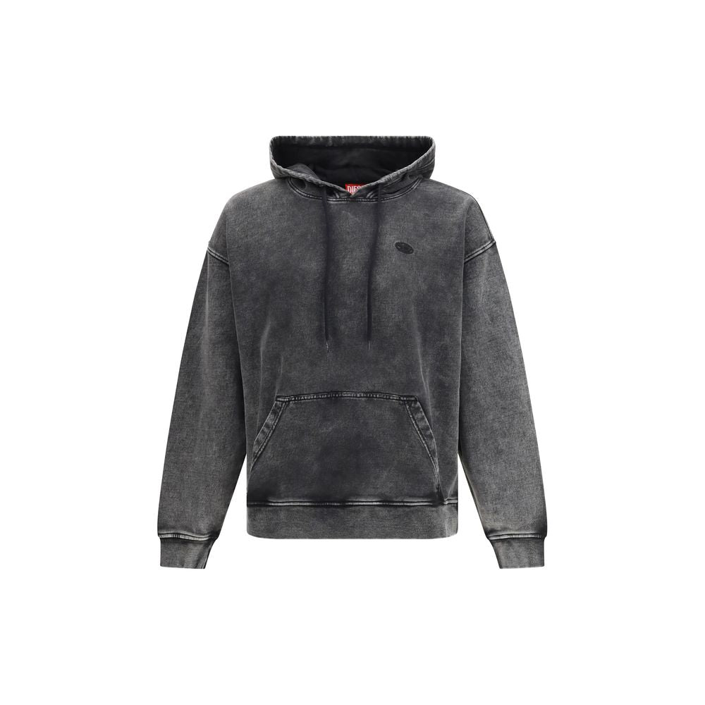 Black Cotton Sweatshirt