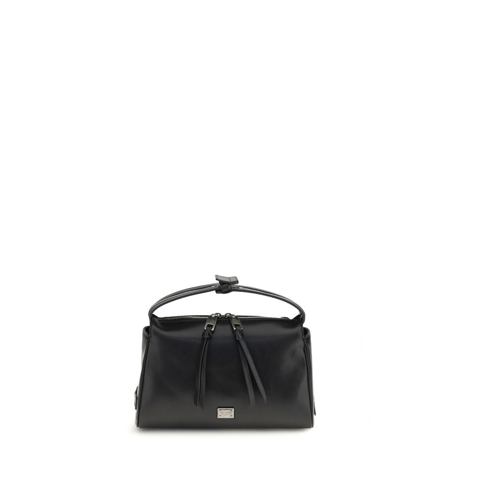 Black Calf Leather Bos Taurus Shoulder Bag