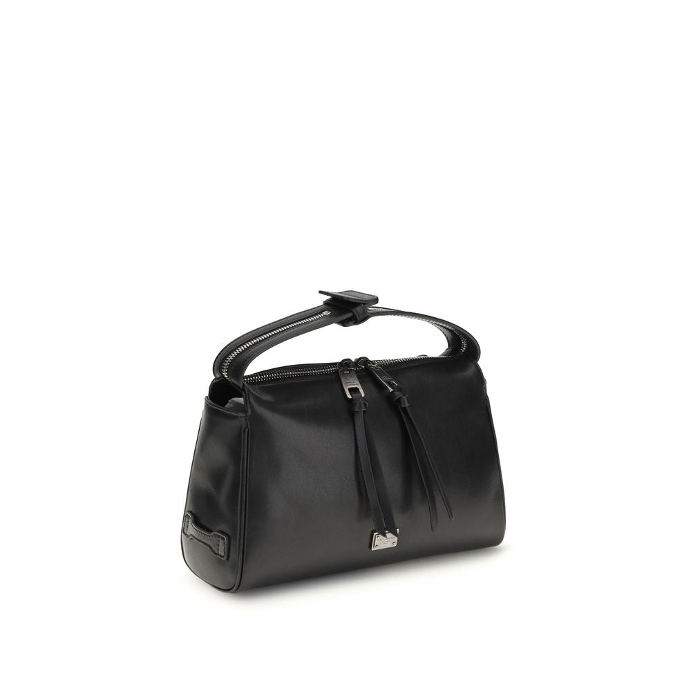 Black Calf Leather Bos Taurus Shoulder Bag