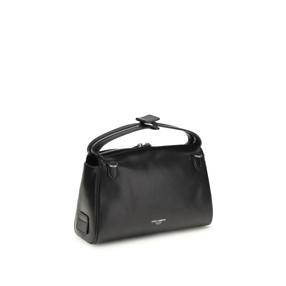 Black Calf Leather Bos Taurus Shoulder Bag