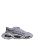 Gray Slip On Wave Low Top Sneakers
