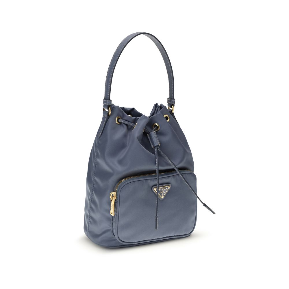 Blue Polyamide Backet Bag