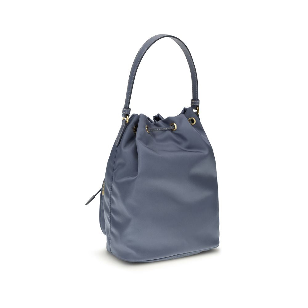 Blue Polyamide Backet Bag