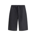 Black Cotton Shorts