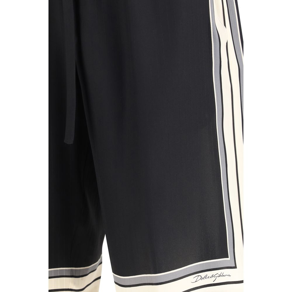 Multicolor Silk Shorts