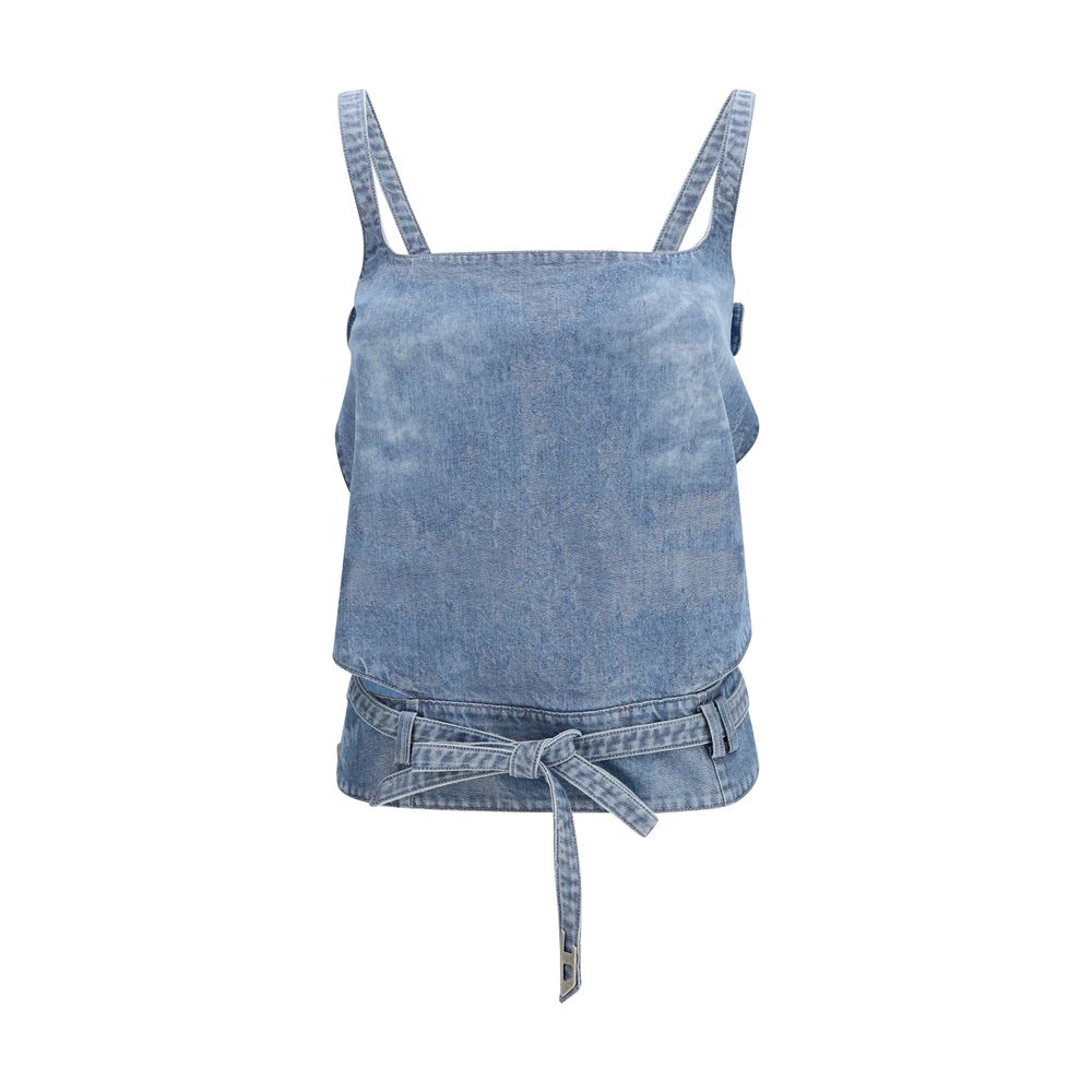 Blue Cotton Top