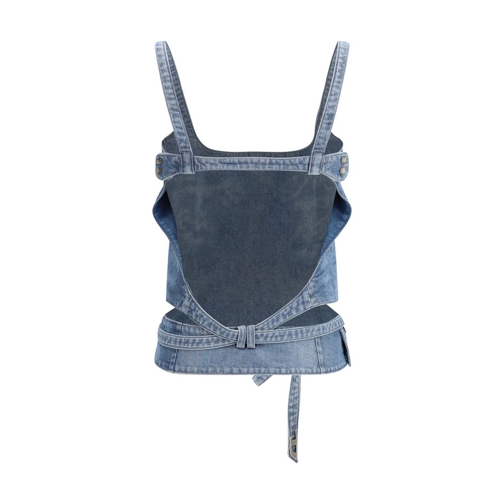 Blue Cotton Top