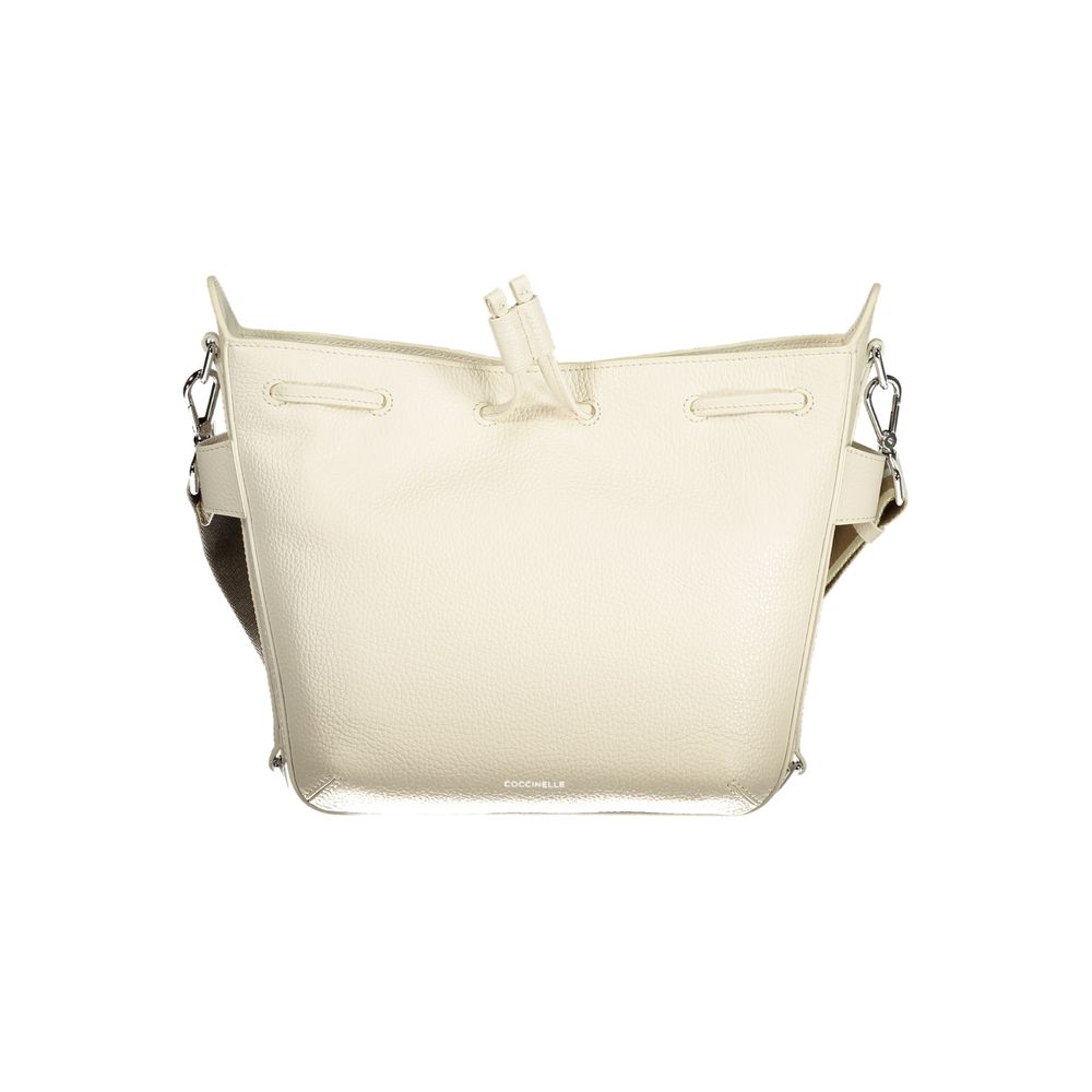 White Leather Women Handbag