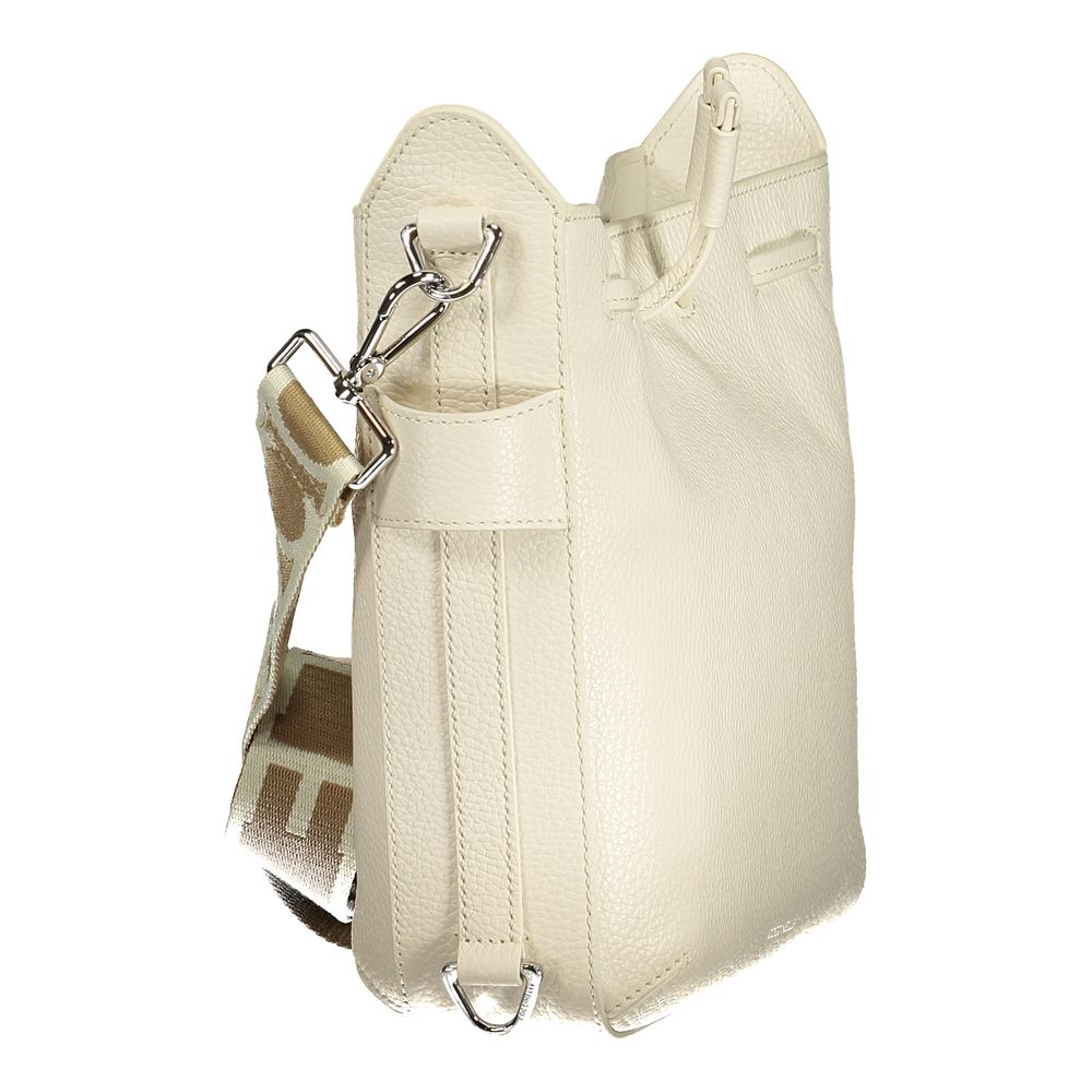 White Leather Women Handbag