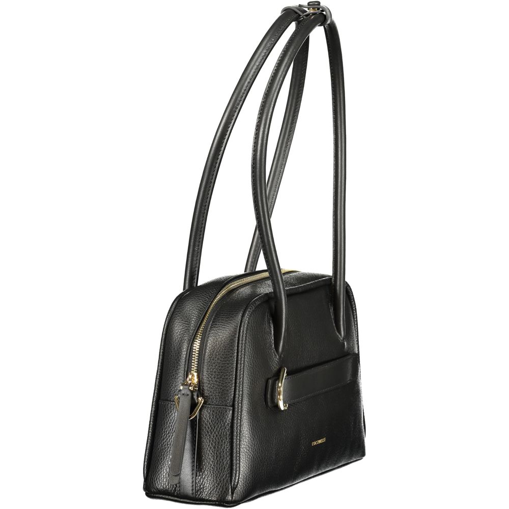 "Black Leather Women's Handbag"