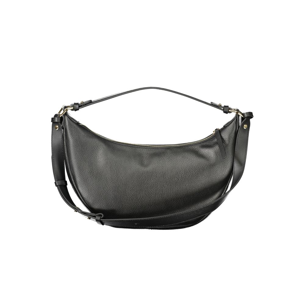 Black Leather Women Handbag