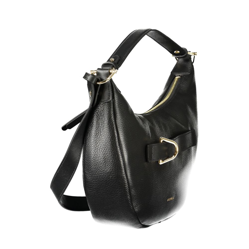 Black Leather Women Handbag