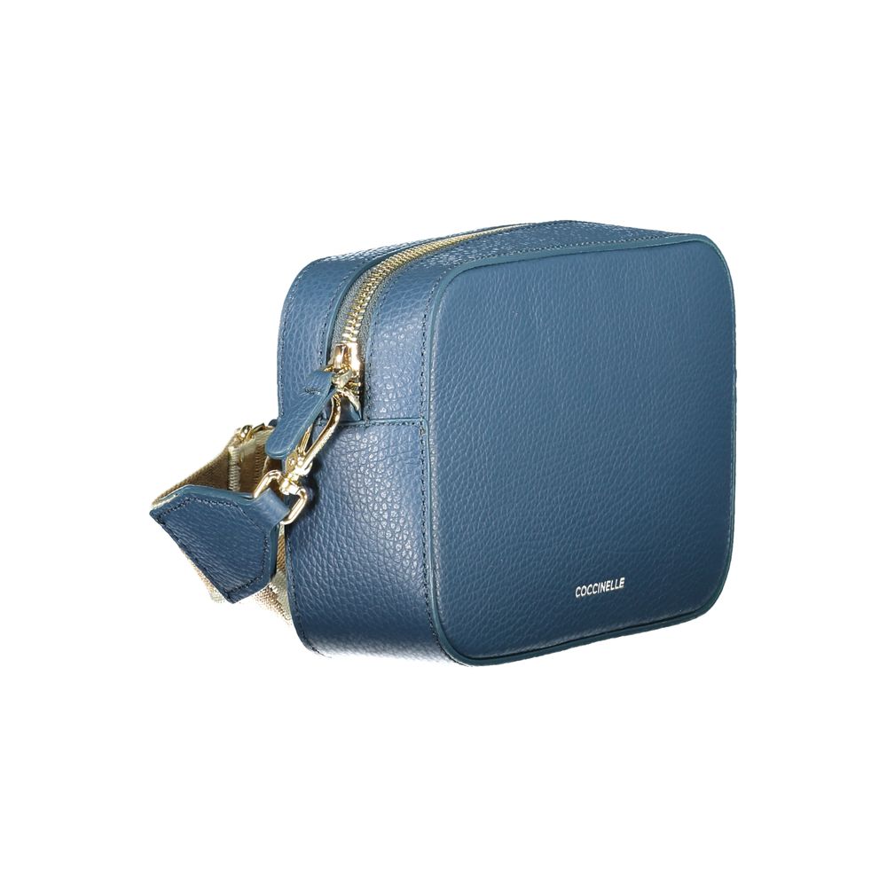 Blue Leather Women's Handbag