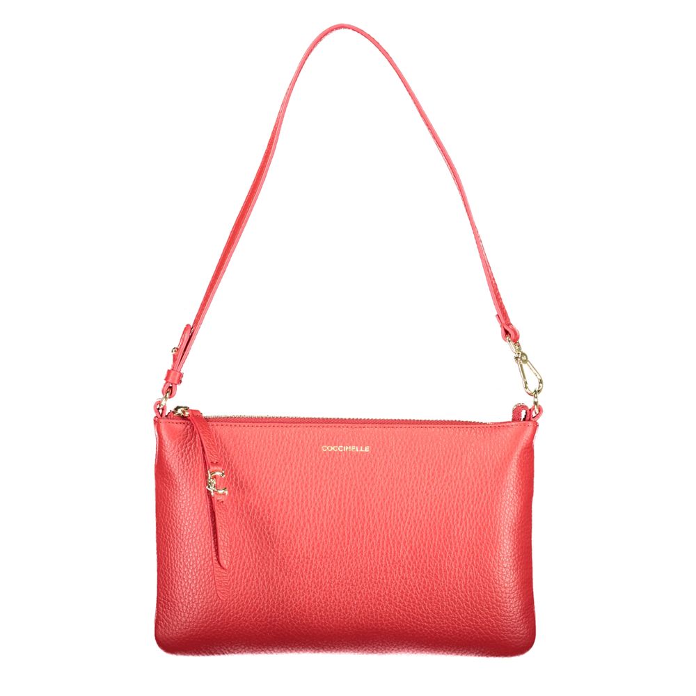 Red Leather Women Handbag
