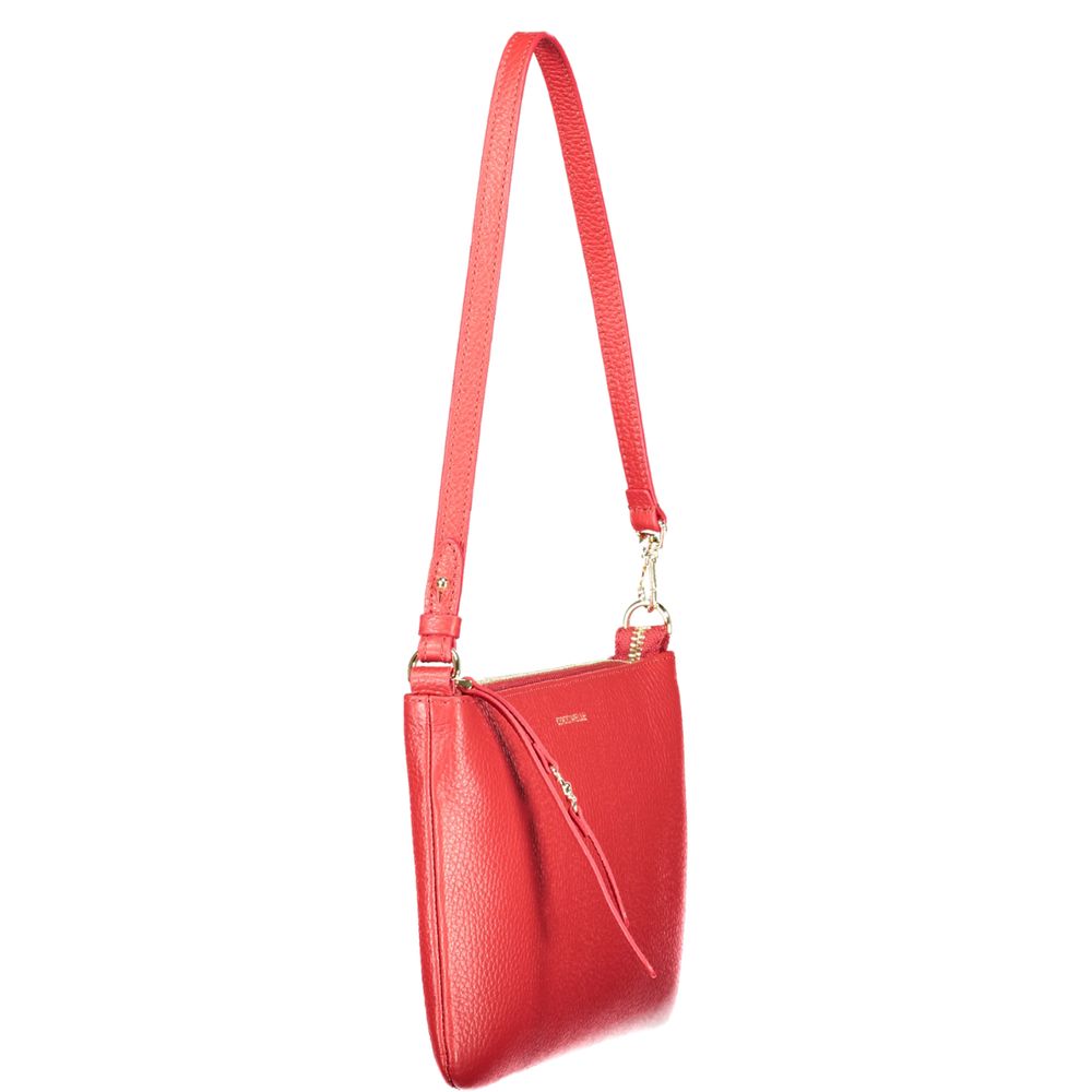 Red Leather Women Handbag