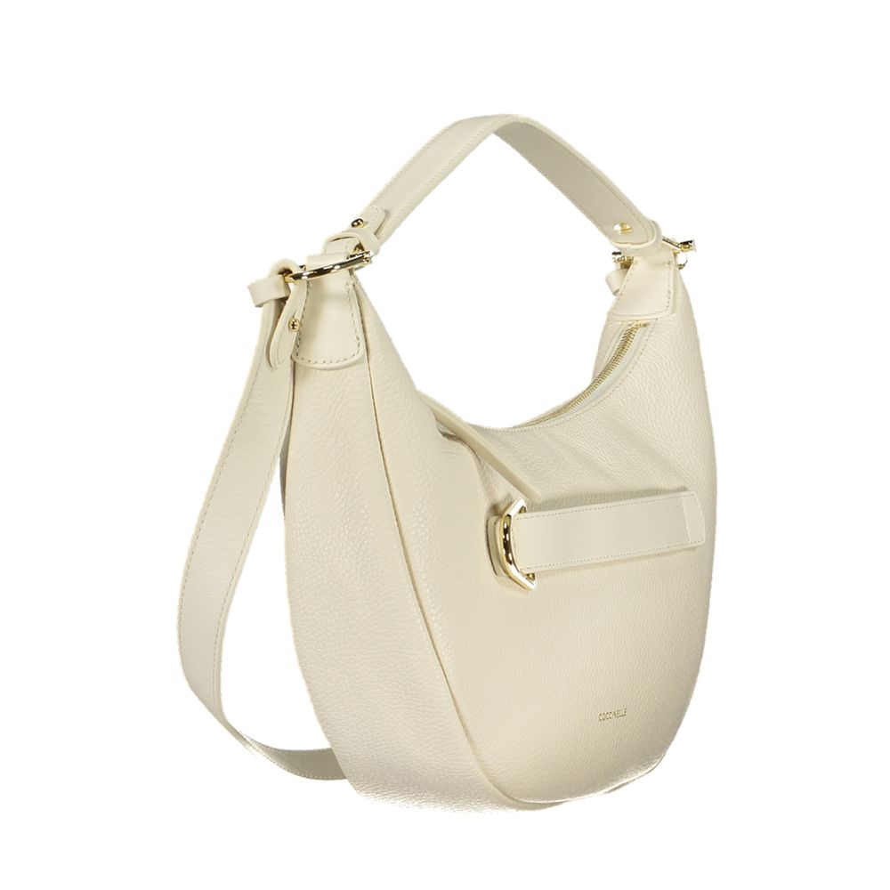 White Leather Women Handbag