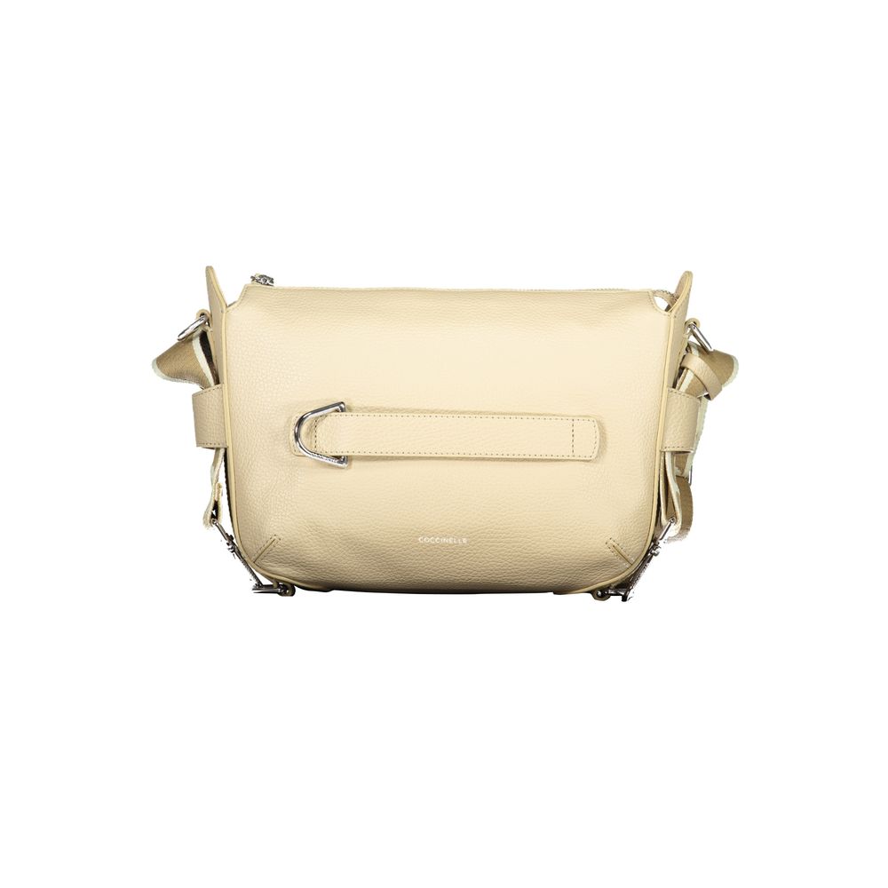 Beige Leather Womens Handbag
