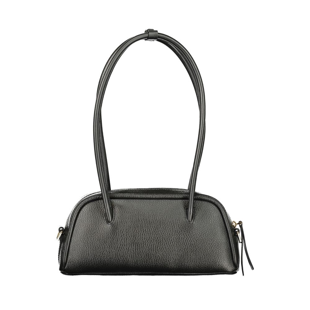 Black Leather Women's Handbag