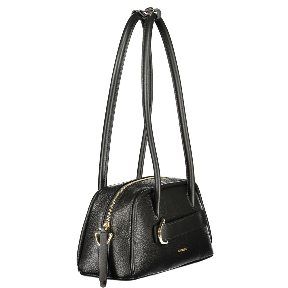 Black Leather Women's Handbag