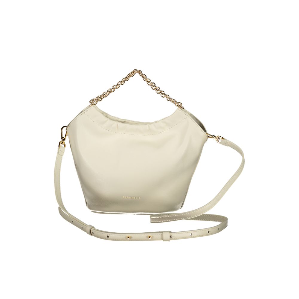 Bianco Leather Woman Handbag