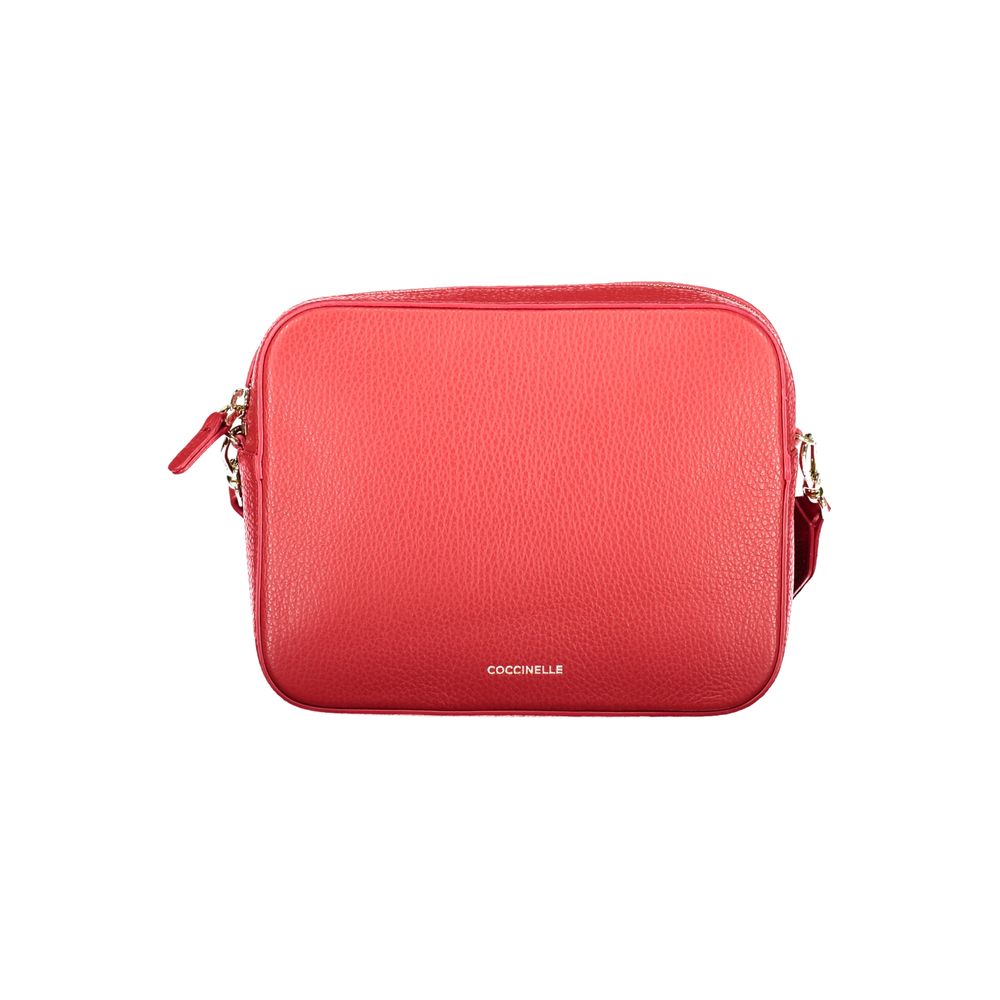 Red Leather Women Handbag