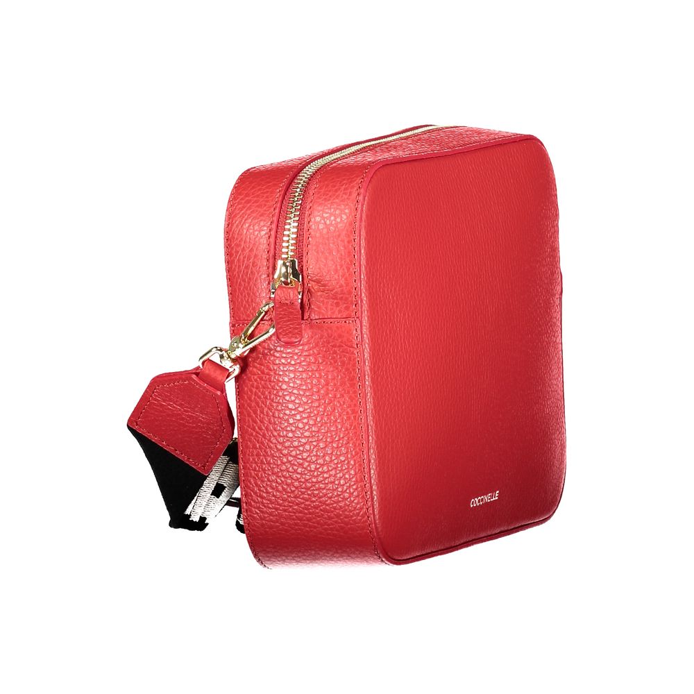 Red Leather Women Handbag