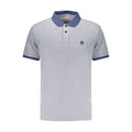 Blue Cotton Men's Polo