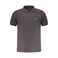 Black Cotton Men's Polo Shirt