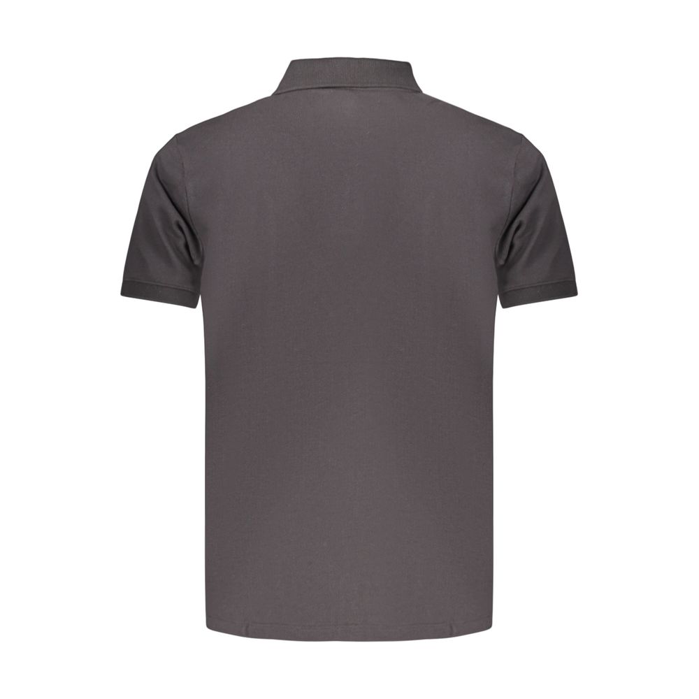 Black Cotton Men's Polo Shirt