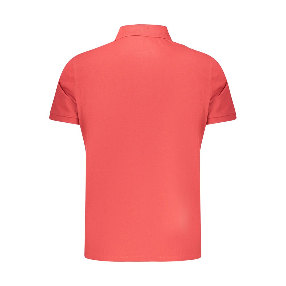Red Cotton Men Polo