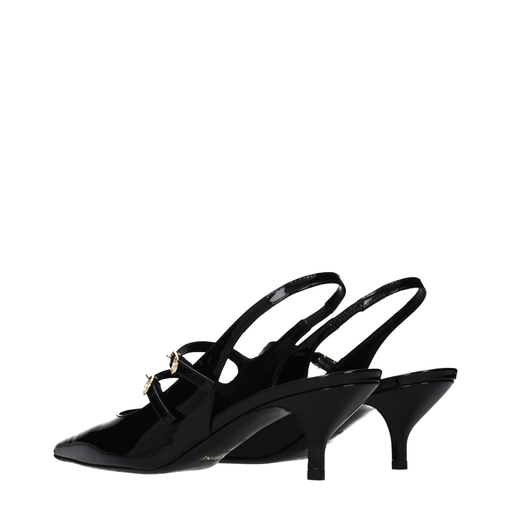 Black Leather Sandals