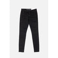 Black Cotton Skinny Jeans