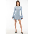 Multicolor Wool Casual Dress