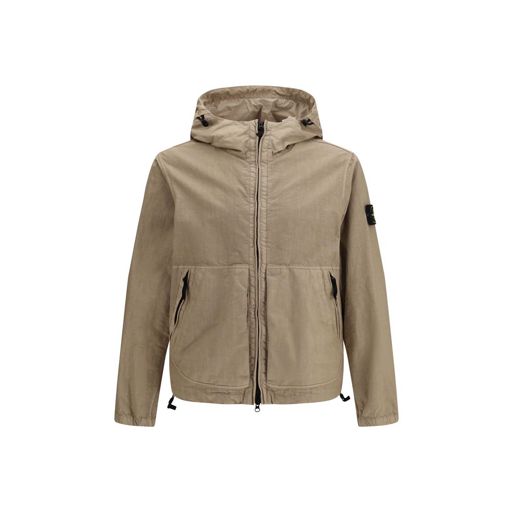 Brown Polyamide Coat