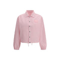 Multicolor Recycled Polyamide Full-Length Jacket
