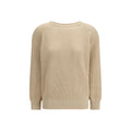 Beige Cotton Sweatshirt