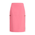 Multicolor Viscose Midi Skirt