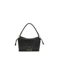 Black Calf Leather Bos Taurus Shoulder Bag