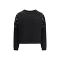 Black Polyester Sweatshirt