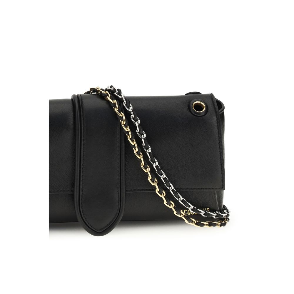 Black Calf Leather Bos Taurus Shoulder Bag