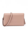 Podwer Pink Leather Shoulder Strap Bag