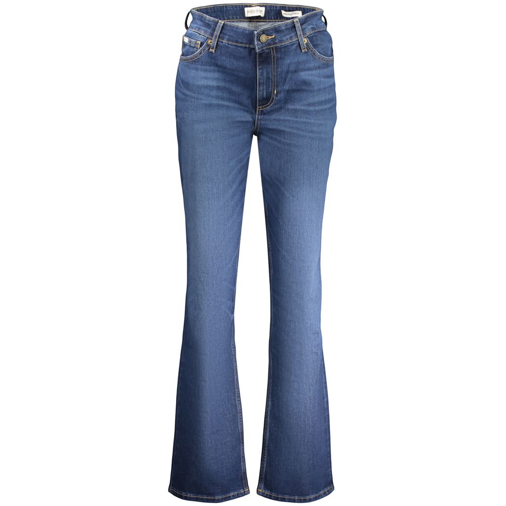 Blue Cotton Women's Jeans