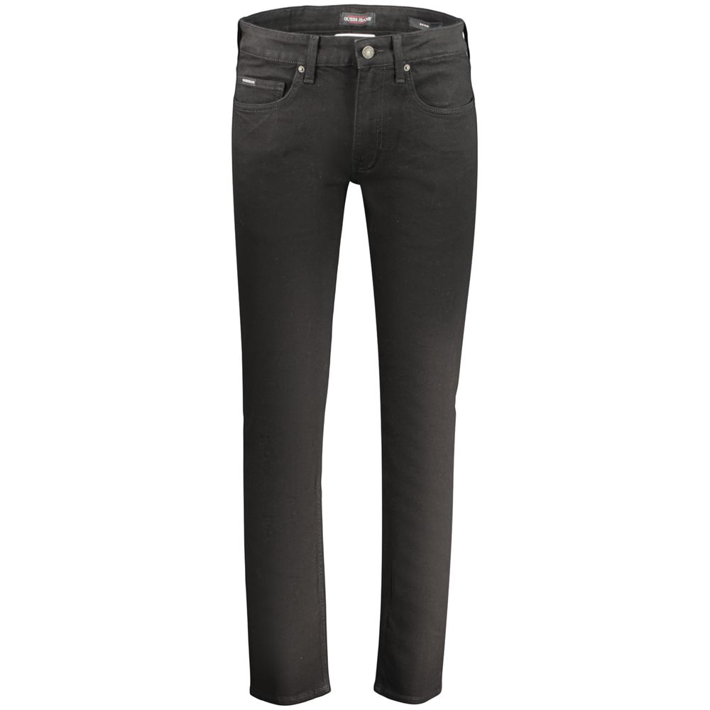 Black Cotton Men's Jeans