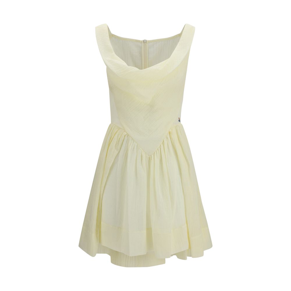 Bicolor Cotton Casual Dress