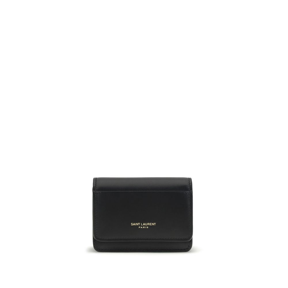 Black Calf Leather Bos Taurus Wallet